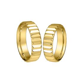 Ringe, Gelbgold, Zig Zag by Natalie Trauringe 00120692