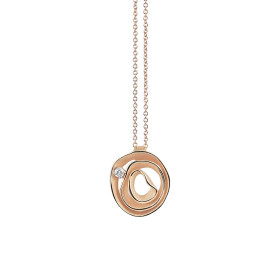        Roségold, Halsschmuck, Cammilli Dune Anhänger mit Halskette GPE2442J