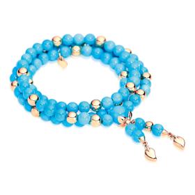Roségold, Armschmuck, Tamara Comolli INDIA Armband medium Türkis B-IND-Tur-m-rg