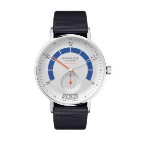 Herrenuhr, NOMOS Glashütte Autobahn neomatik 41 Datum sportgrau 1303