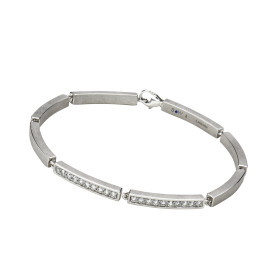         Platin, Armschmuck, Schmuckwerk Saturn Armband SA126-PT