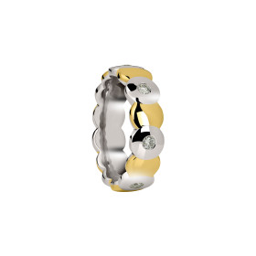         Gelbgold &amp; Platin, Ringe, Circles Circles mit Brillanten 01121114