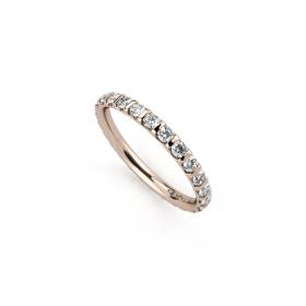Roségold, Ringe, Niessing Memory Ring N331951-0.03ct-gvs2-gloss-rw