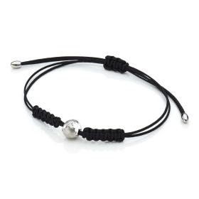 Weißgold, Armschmuck, Schmuckwerk Textilband Meine Welt OA480-WG-9