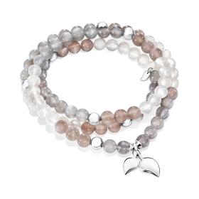 Weißgold, Armschmuck, Tamara Comolli INDIA Armband medium Cashmere B-IND-Cas-m-wg