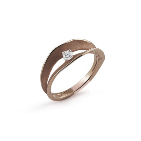 Gold farbig beschichtet, Ringe, Cammilli Dune Assolo Ring GAN1421C