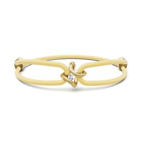 Leder, Armschmuck, Niessing Spannring® Ära Armband N392910-canary-cy