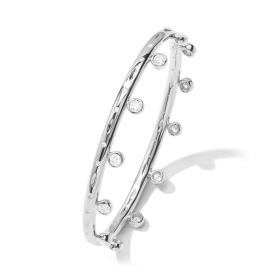 Weißgold, Armschmuck, Tamara Comolli GYPSY Armspange "Classic" medium BA-Gyp-Cl-17-wg