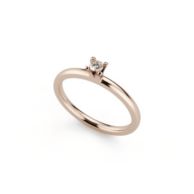 Roségold, Ringe, Niessing Amatis 4 Krappen Ring N331960-0.08ct-cinnamon-gloss-rw