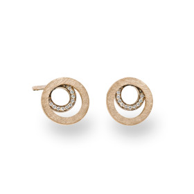         Rotgold, Ohrringe, Schmuckwerk Saturn Ohrstecker SO115-RG