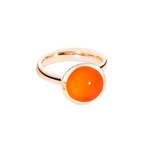 Roségold, Ringe, Tamara Comolli BOUTON Ring large Karneol R-BOU-l-Carn-rg