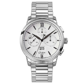 Damen- und Herrenuhr, Glashütte Original Senator Chronograph Panoramadatum 1-37-01-05-02-71