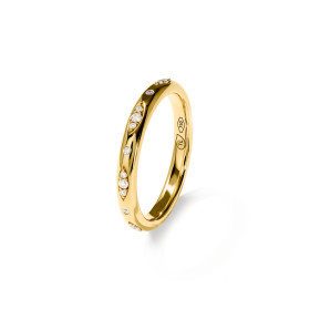         Gelbgold, Ringe, Tamara Comolli GYPSY Bandring Pavé 'Classic' R-Gyp-B-ClP-yg