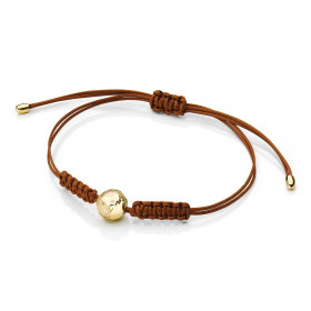         Gelbgold, Armschmuck, Schmuckwerk Textilband Meine Welt OA484-GG-6