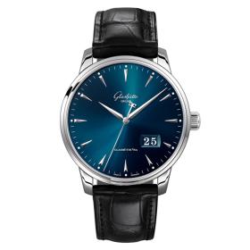 Unisex, Glashütte Original Senator Excellence 
Panoramadatum 1-36-03-04-02-30