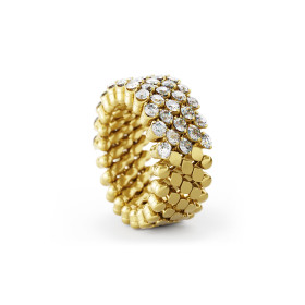 Gelbgold, Ringe, Serafino Consoli Brevetto Multi-Size Ring, Ref: RMS 5H2 YG WD