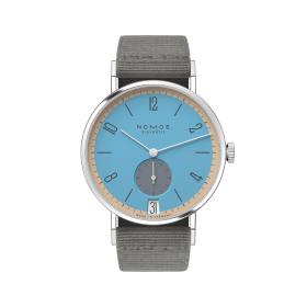 NOMOS Glashütte Tangente 38 Datum Delfin  179.S22