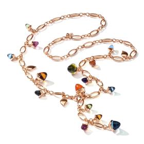 Halsschmuck, Roségold, Tamara Comolli MIKADO Kette Candy N-M-56-Can-rg