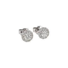 Weißgold, Ohrringe, Ruppenthal Brillant Ohrstecker "Halo" 00964725
