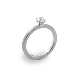 Platin, Ringe, Schmuckwerk Solitairering Alpenring GT1514-PT
