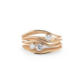 Roségold, Ringe, Cammilli Dune Precious Ring, Ref: GAN2681J