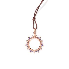 Roségold, Halsschmuck, Tamara Comolli GYPSY Anhänger Sun 'Ocean' large P-Gyp-Oce-l-rg