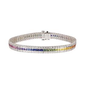 Armschmuck, Weißgold, Ruppenthal Armband Rainbow 00805152