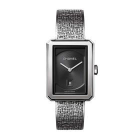 Damenuhr, CHANEL BOY·FRIEND TWEED Uhr H4878