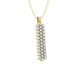 Gelbgold, Halsschmuck, Serafino Consoli Brevetto Anhänger CL 3F2 YG WD