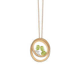         Roségold, Halsschmuck, Cammilli Dune Solar Color Anhänger mit Halskette GPE3389JT11