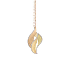 Weißgold, Halsschmuck, Cammilli Regina Anhänger mit Halskette GPE3135G