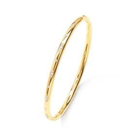         Gelbgold, Armschmuck, Tamara Comolli GYPSY Armspange mit Diamant-Pavé BA-Gyp-p-17-yg