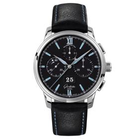 Unisex, Glashütte Original Senator Chronograph 
Panoramadatum 1-37-01-03-02-35