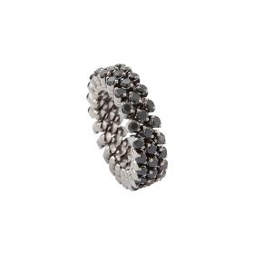 Weißgold, Ringe, Serafino Consoli Brevetto Multi-Size Ring RMS 3F4 BG BD
