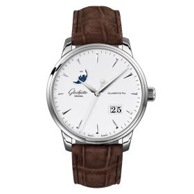 Unisex, Glashütte Original Senator Excellence 
Panoramadatum Mondphase 1-36-04-05-02-31