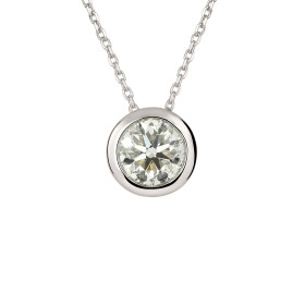         Weißgold, Halsschmuck, Ruppenthal Collier Brillant 01039672