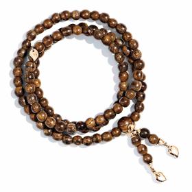 Roségold, Armschmuck, Tamara Comolli INDIA Armband medium Snakewood B-IND-SW-m-rg