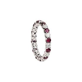 Weißgold, Ringe, Ruppenthal Memoirering Rubine 00815557