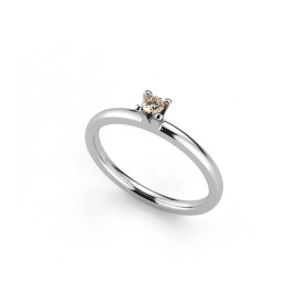 Platin, Ringe, Niessing Amatis 4 Krappen Ring, Ref: N331960-0.08ct-cinnamon-gloss-pt