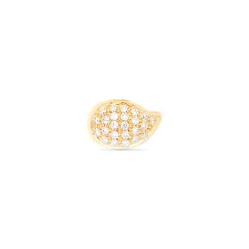 Tamara Comolli SIGNATURE Drop clasp mit Diamant Pavé  A-Dr-p-yg