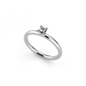 Platin, Ringe, Niessing Amatis 4 Krappen Ring, Ref: N331960-0.08ct-fvs1-gloss-pt