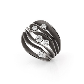 Gold farbig veredelt, Ringe, Cammilli Dune Precious Ring, Ref: GAN3131E
