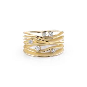 Gelbgold, Ringe, Annamaria Cammilli Dune Ring GAN0914U