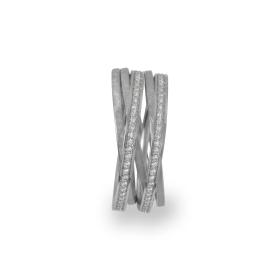Platin, Ringe, Schmuckwerk Saturn Ring SR556-PT