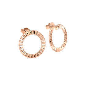 Roségold, Ohrringe, Zig Zag by Natalie Zig Zag Creolen 00121133