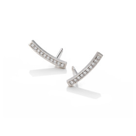         Weißgold, Ohrringe, Schmuckwerk Ohrstecker Saturn SO915-WG