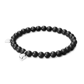 Weißgold, Armschmuck, Tamara Comolli INDIA Drop Armband Ebenholz B-IND-EW-Dr-m-wg