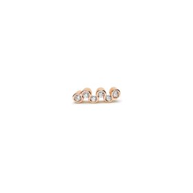 Rotgold, Armschmuck, Niessing Colette C Diamond Wave Anhänger N372963-cr