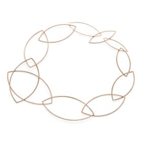 Roségold, Halsschmuck, Niessing Spitzbogenkette Halskette N173060-rw