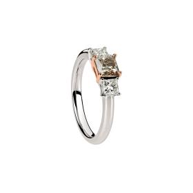 Ringe, Weißgold, Ruppenthal Ring Diamanten Natur Princess 00861993